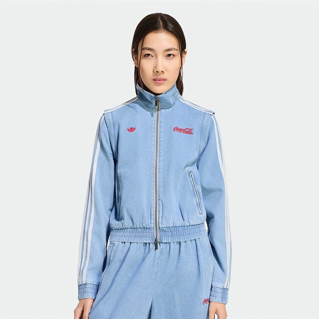 adidas originals Coca-Cola Firebird REG DENIM TRACK TOP