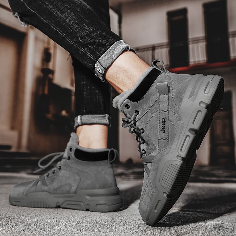 Jeep Martin Boots Grey