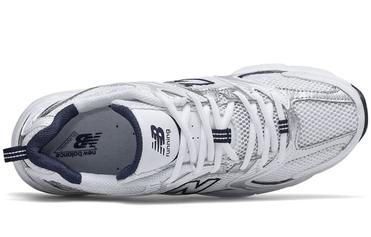 New Balance 530 White Silver Navy