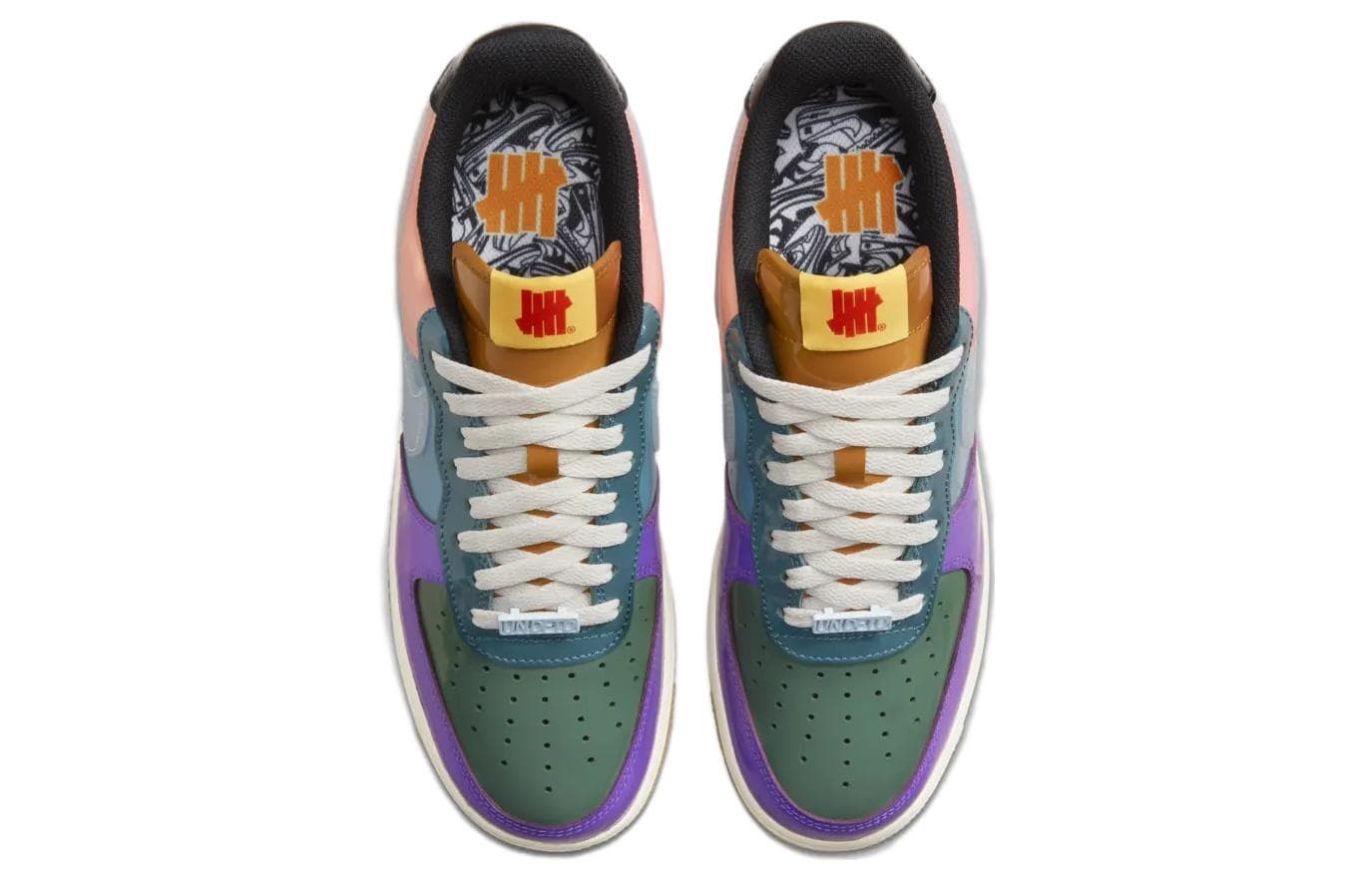 UNDEFEATED x Nike Air Force 1 Low Green Purple