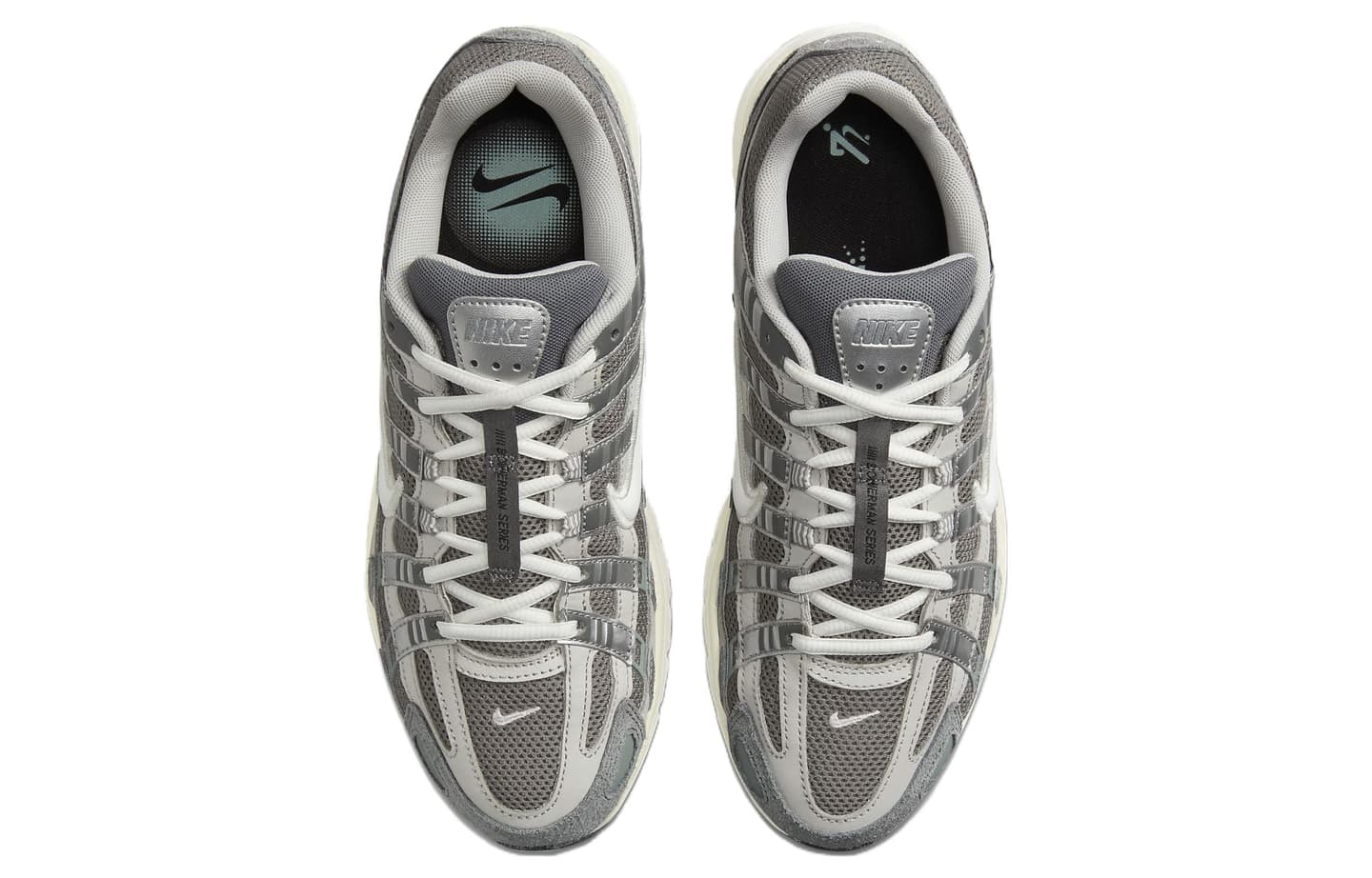 Nike P-6000 White Silver
